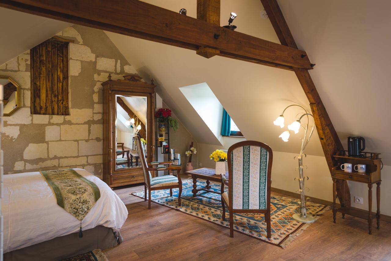Le Manoir De La Baldette Bed & Breakfast Gennes-Val-de-Loire Dış mekan fotoğraf
